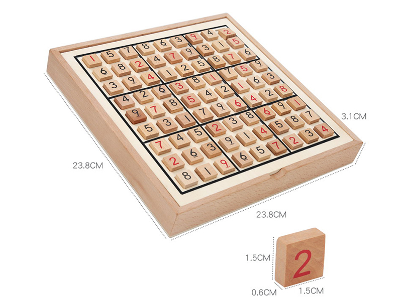 Wooden  Sudoku Game Box