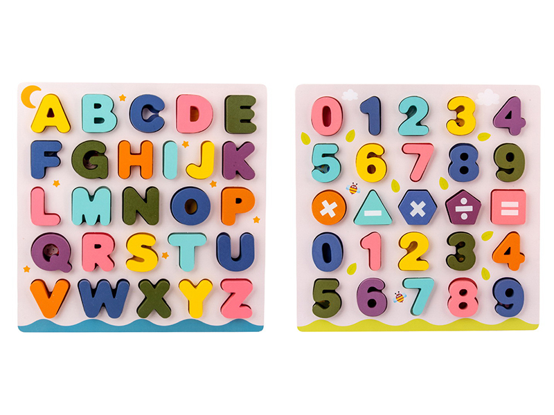 Wooden Alphabet Matching Board