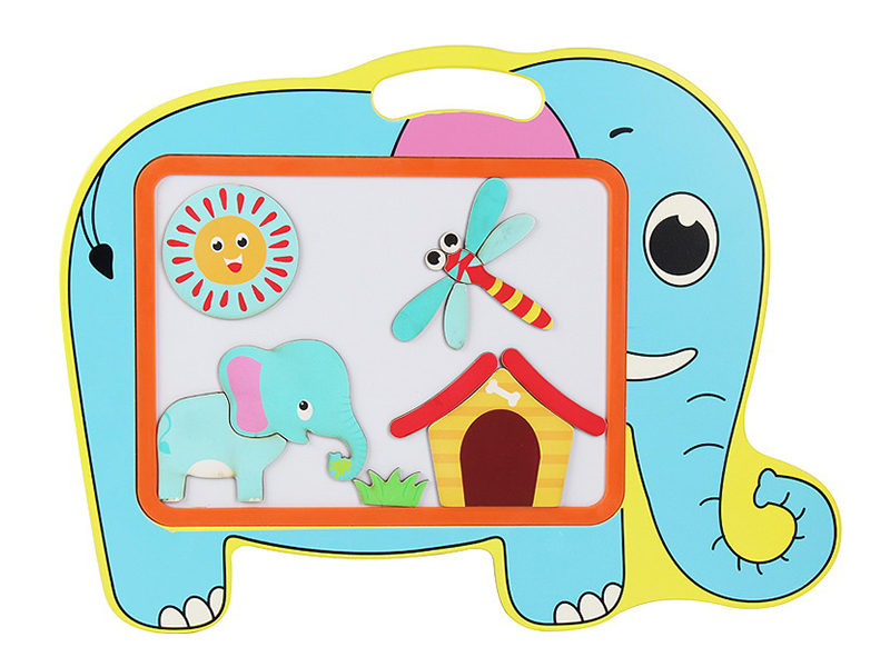 Wooden Animal Shape Magnetism Blackboard