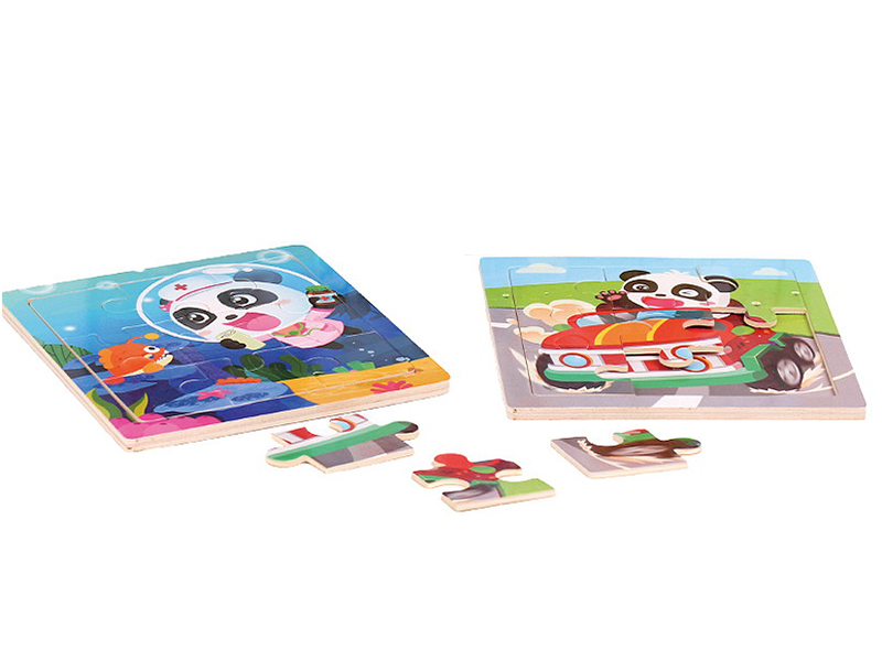 Wooden Puzzle 9pcs