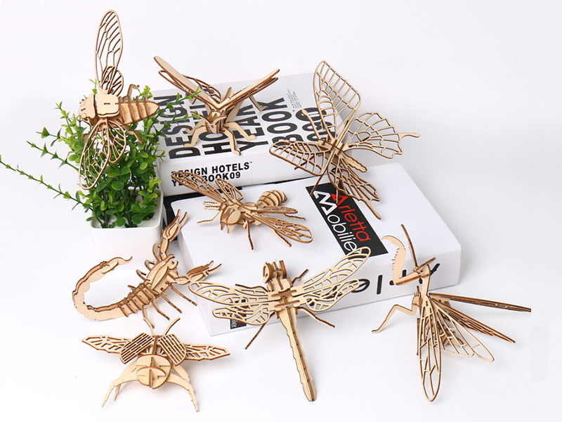 Wooden 3D Insect