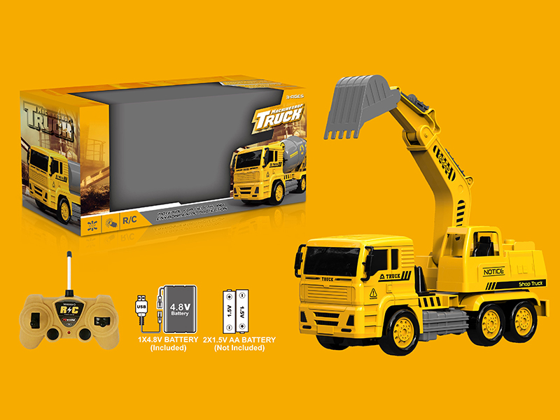 4CH R/C Excavating Machinery With Light