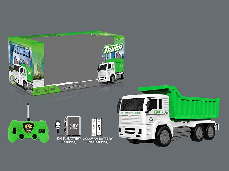 R/C Sanitation Square Bucket Truck