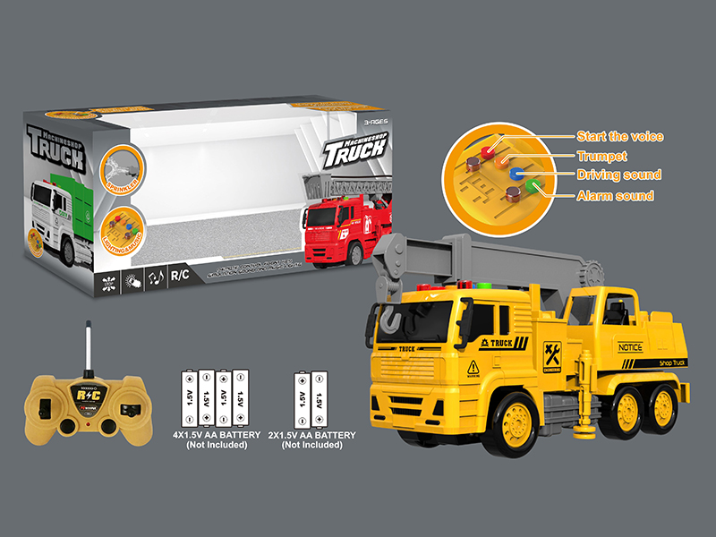 4CH R/C Crane Car With Light And Voice