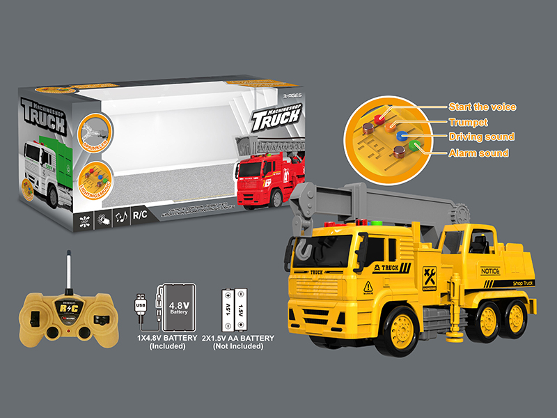 4CH R/C Crane Car With Light And Voice