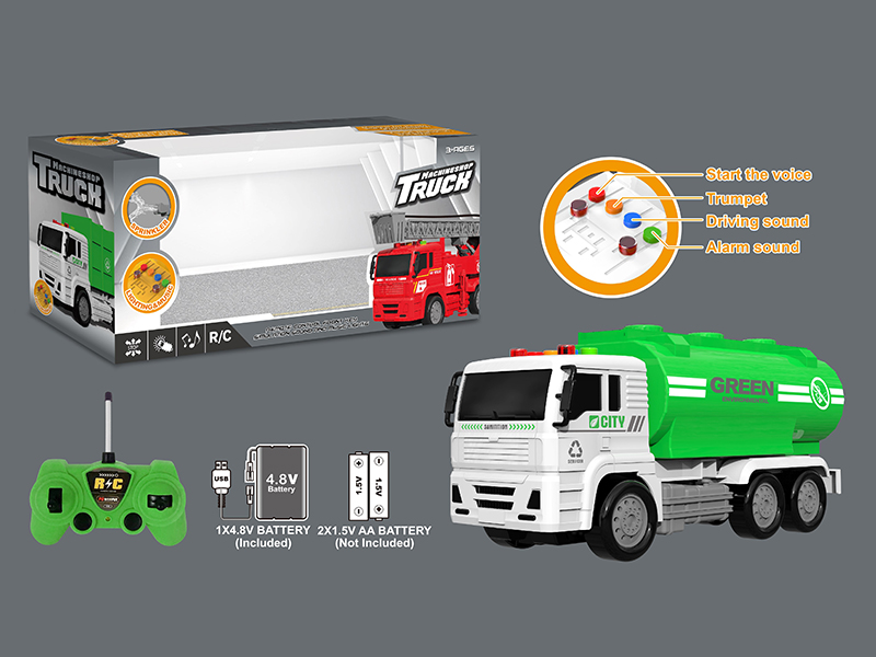 R/C Sanitation Tanker With Voice