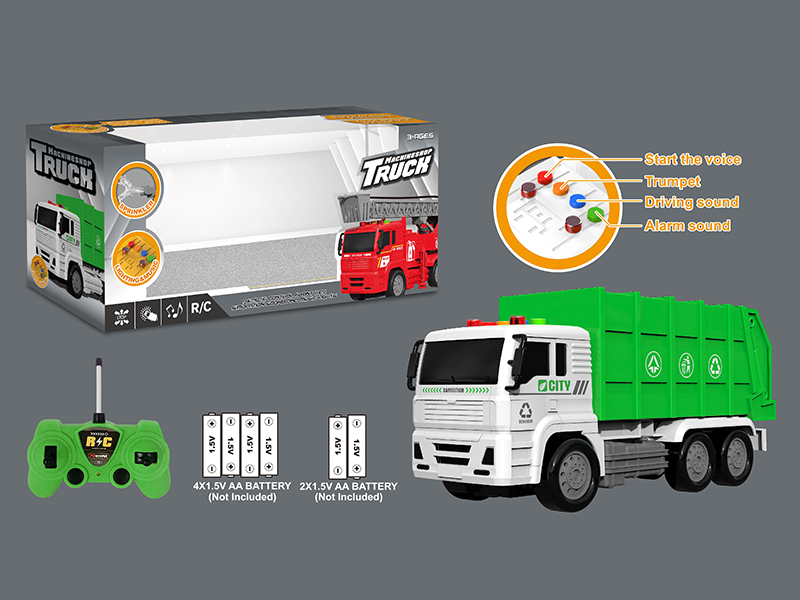 R/C Sanitation Garbage Truck With Voice