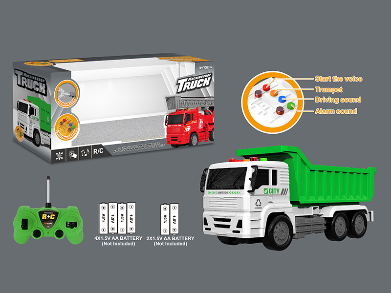 R/C Sanitation Square Bucket Truck With Voice