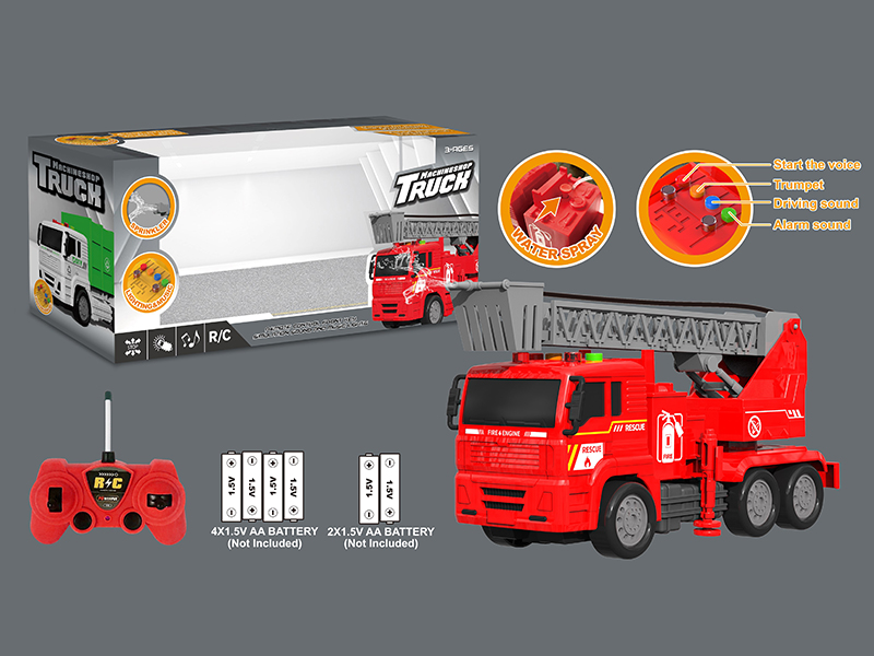 R/C Fire Rescue Vehicle With Water Spary And Voice