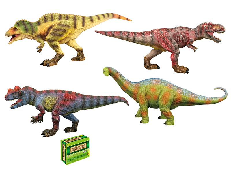 8PCS Simulated Dinosaur Model