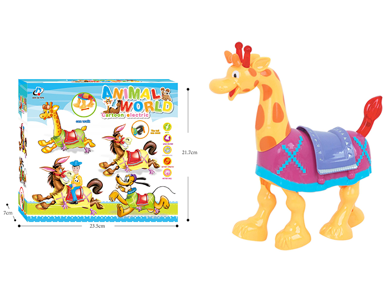 Cartoon B/O Deer With Light And Music