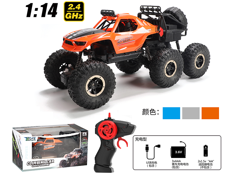 1:14 2.4G Remote Control Six-Wheel Climbing Car