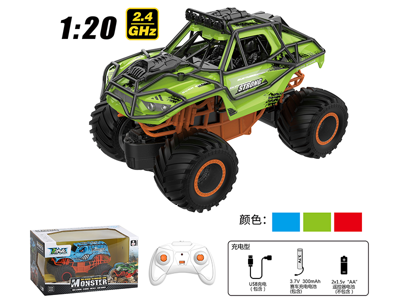 1:20 2.4G Remote Control Monster Truck