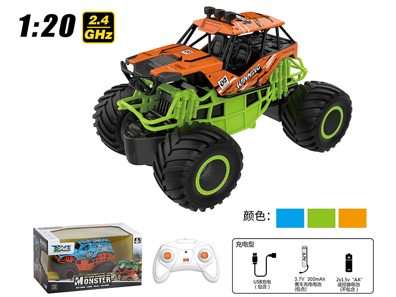 1:20 2.4G Remote Control Monster Truck