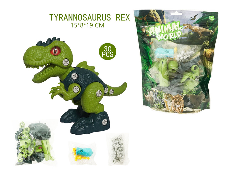 DIY Assembly Tyrannosaurus Rex(Manual Screwdriver + Instruction Manual)