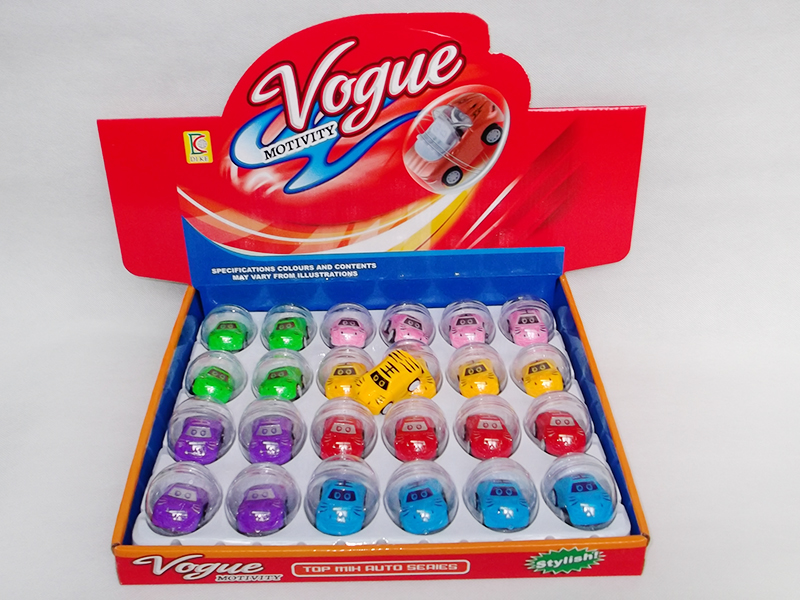 Animal Pull Back Car 24pcs