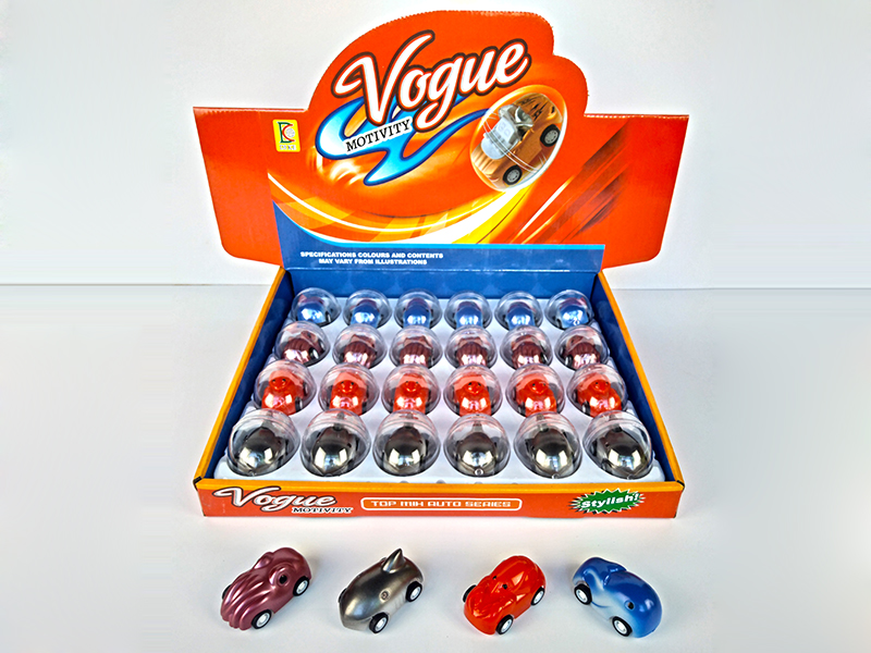 Spray-Painted Sea Animal Pull Back Car 24pcs