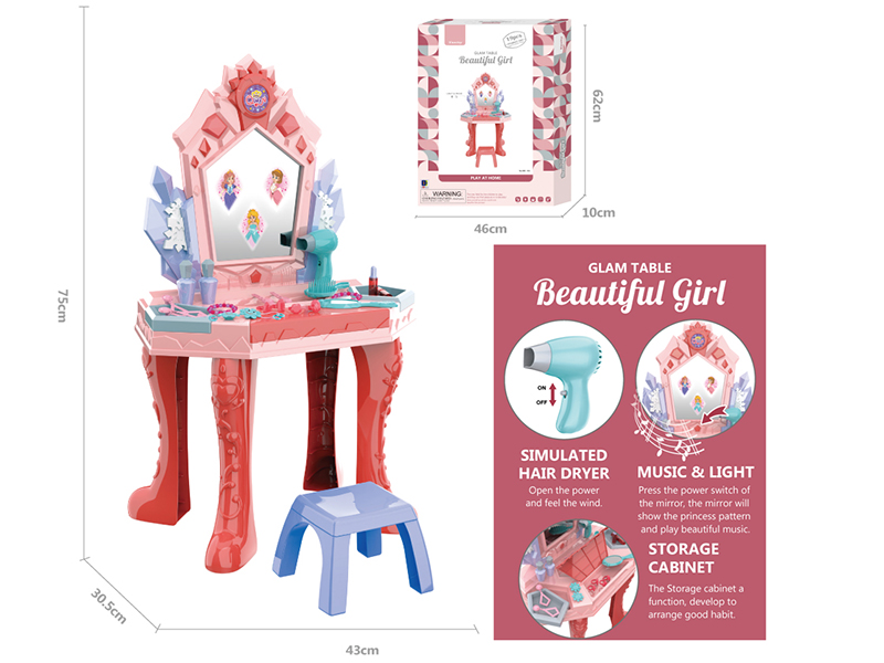 Dressing Table With Light And Music