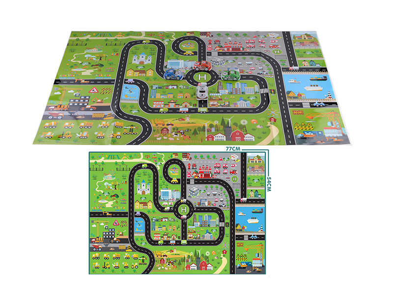 Urban Scence Simulation City Car Park