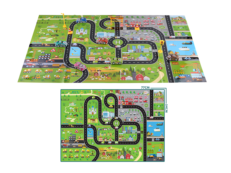 Urban Scence Simulation City Car Park