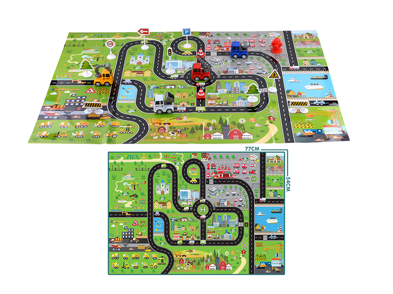 Urban Scence Simulation City Car Park