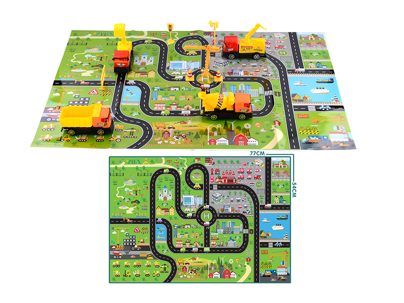 Urban Scence Simulation City Car Park