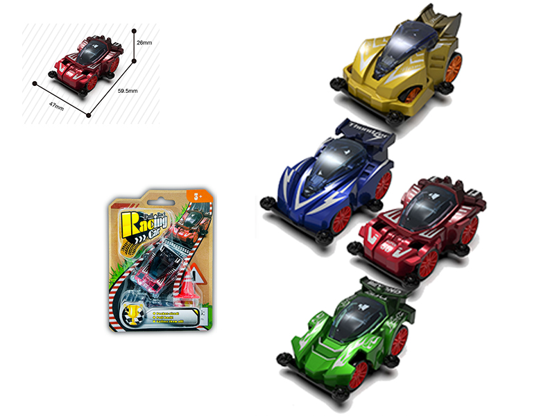 4WD Gradient Pull Back Car