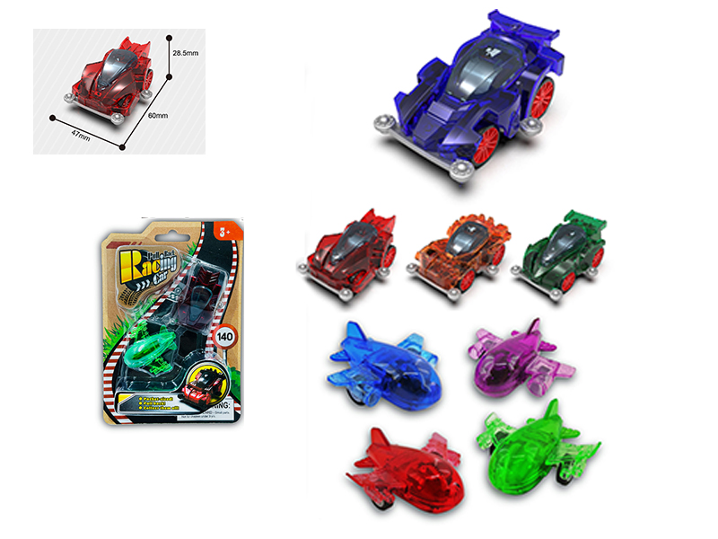 4WD Transparent Pull Back Car