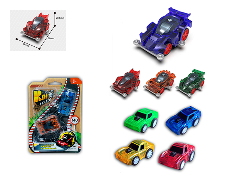 4WD Transparent Pull Back Car