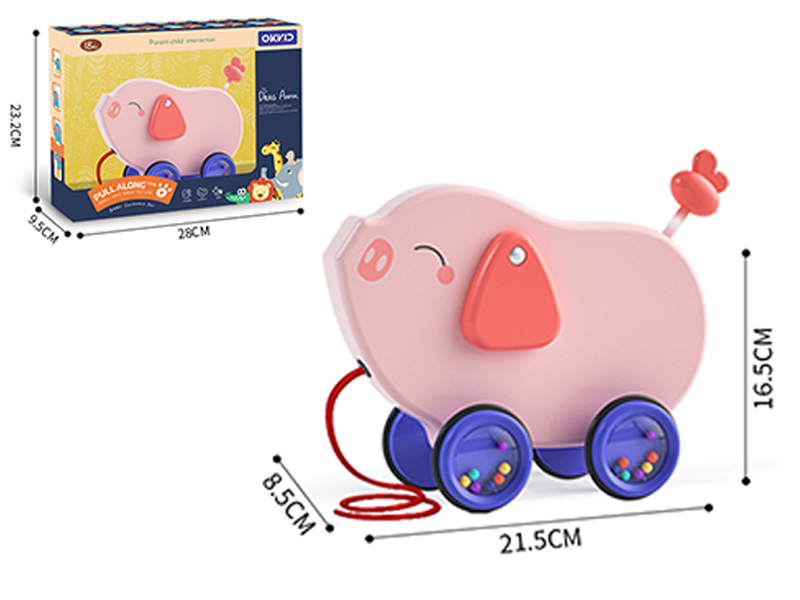 Pull Along Toys - Pig