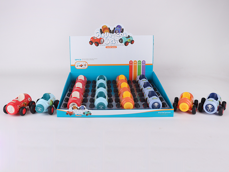 Friction Beverage Car 12pcs