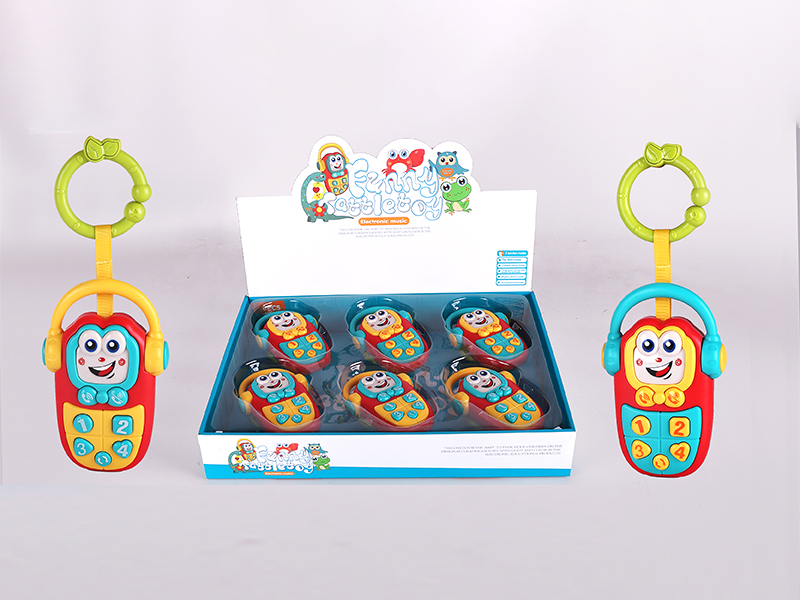 6PCS Funny Rattle Toy - Mobile Phone