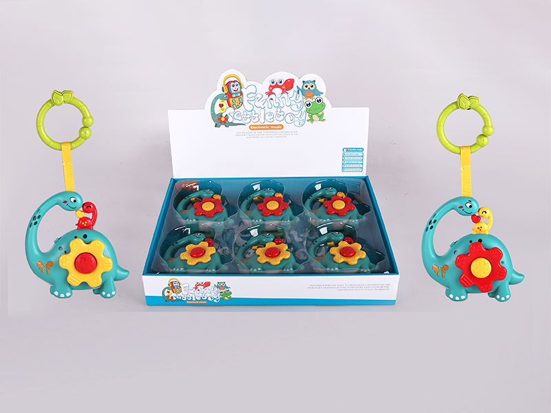 6PCS Funny Rattle Toy - Dinosaur