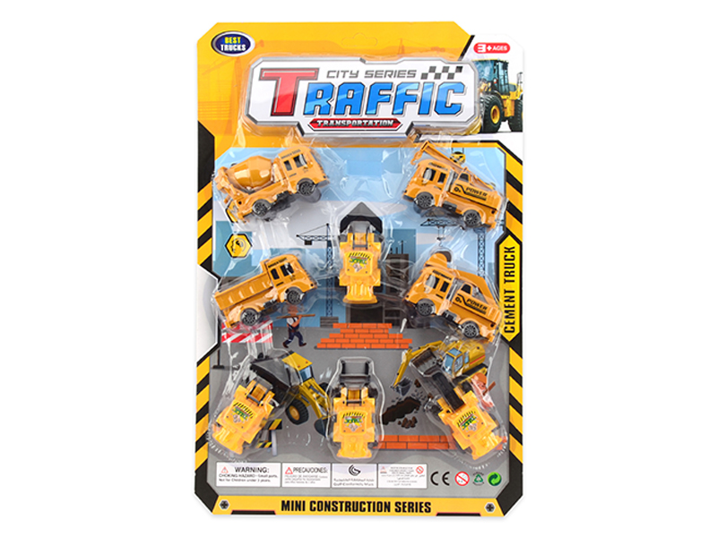 Pull Back  Engineering Truck Set