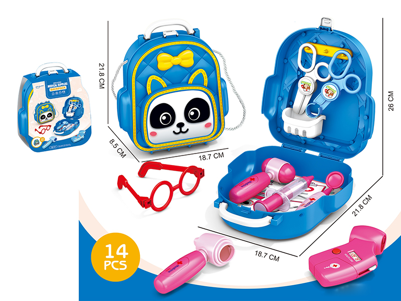 Simulation Medical Supplies Backpack 14pcs