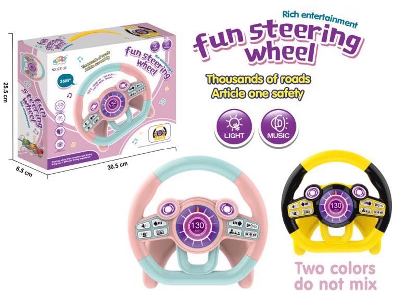 Steering Wheel With Light And Music