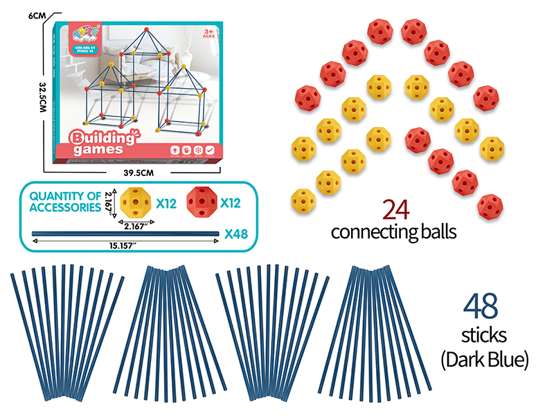 DIY Building Game 72pcs