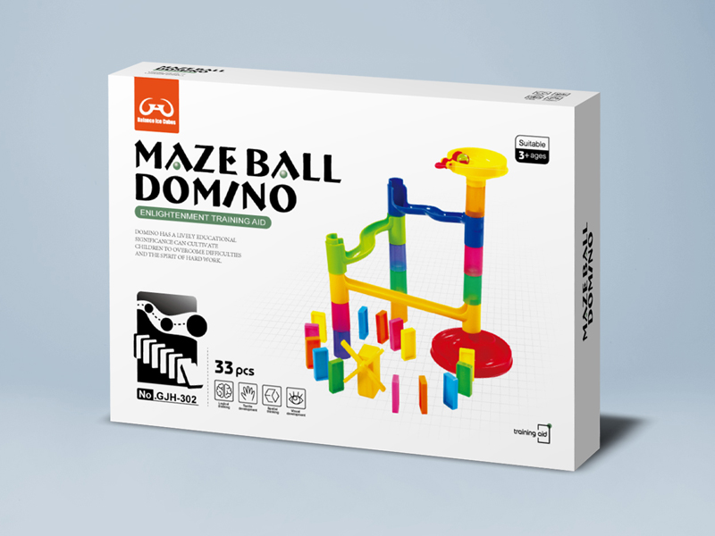 33PCS Maze  Ball Domino Building Blocks