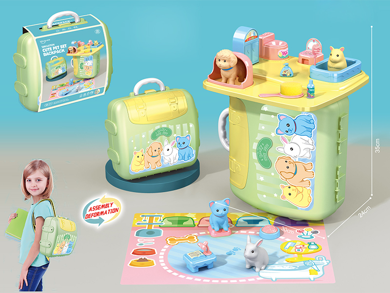 Assembly Deformation Cute Pet Backpack