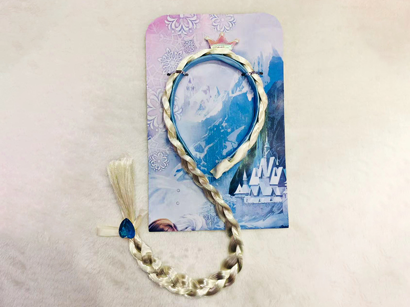 Mermaid Hair Hoop + Wig Braid Hair Crown Wig Braid Hair Hoop Headdress