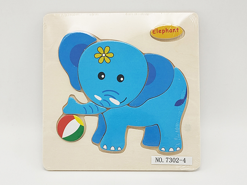 Wooden Elephant Puzzle