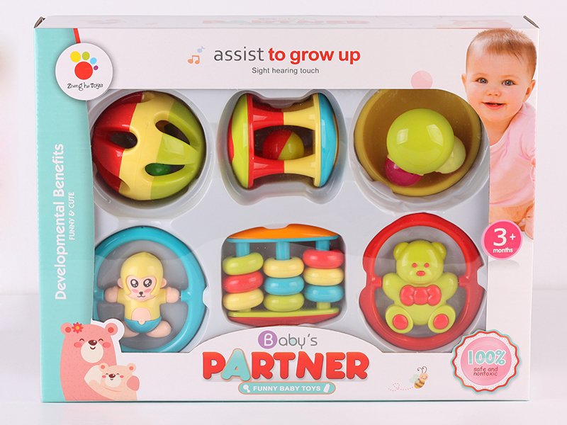 Baby Rattles 6pcs