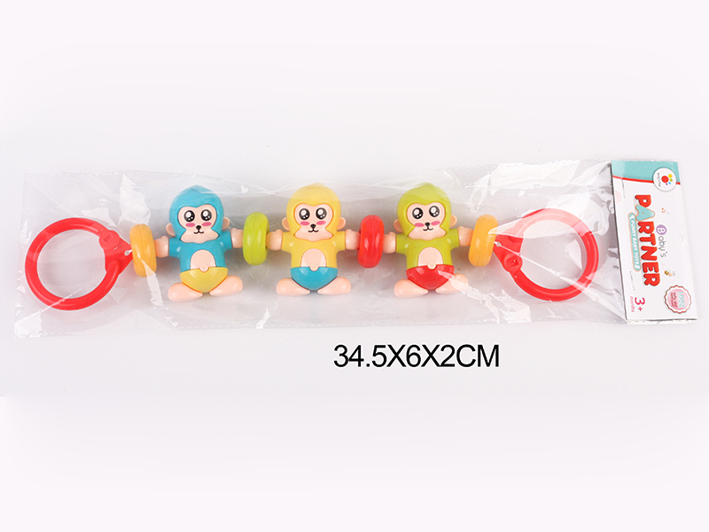 3 Baby Monkey Hand Bells