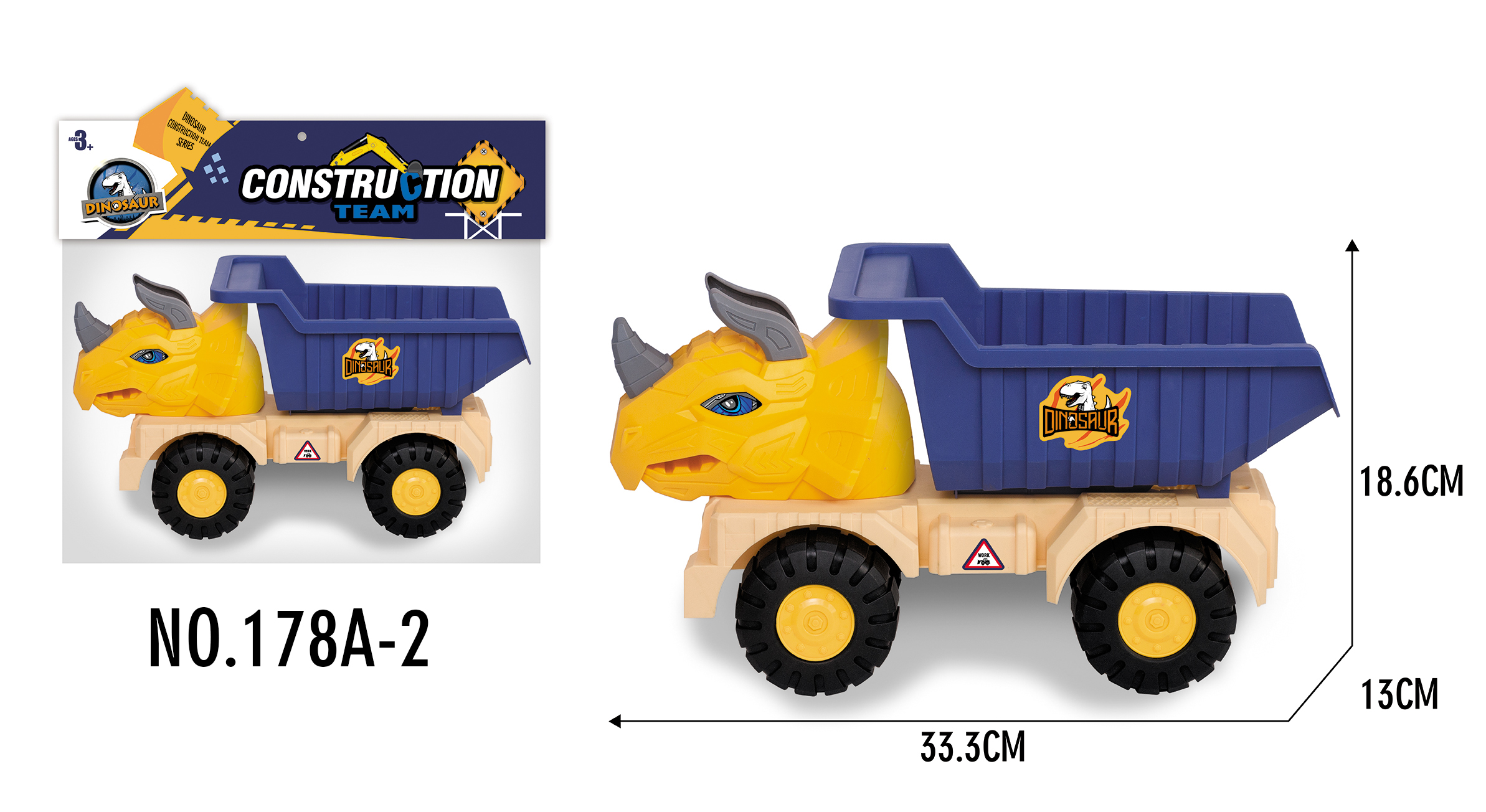 Triceratops Slide Engineering Dumper