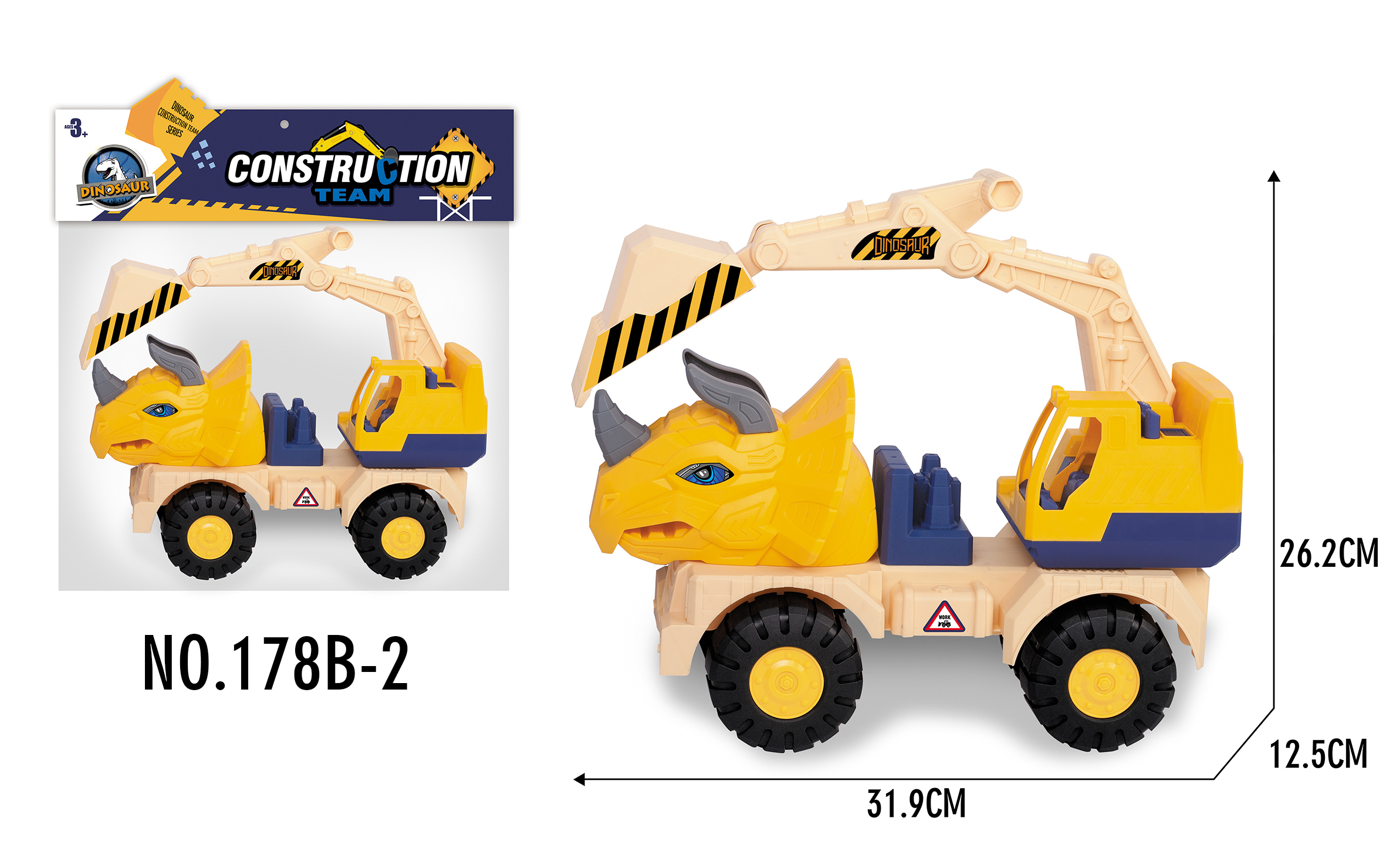 Triceratops Slide Excavator