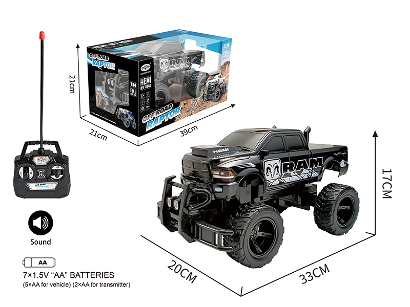 1:14 4CH Remote Control Dodge Cross-Country Car