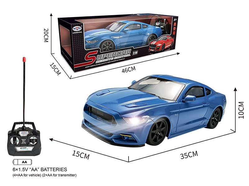 1:14 Ford Mustang 4CH Remote Control Car