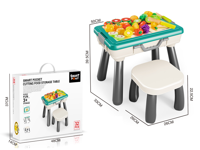 Buil Ding Block&Snowflake Storage Table