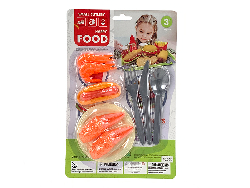 Pretend Play Toy Food Set