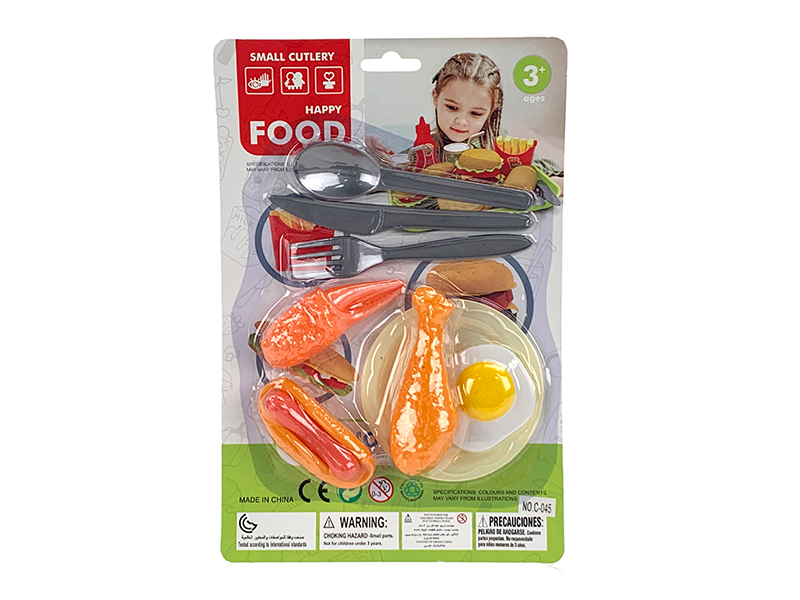 Pretend Play Toy Food Set